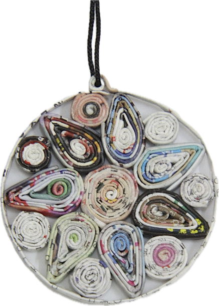 Christmas Decoration Paper Beauble New