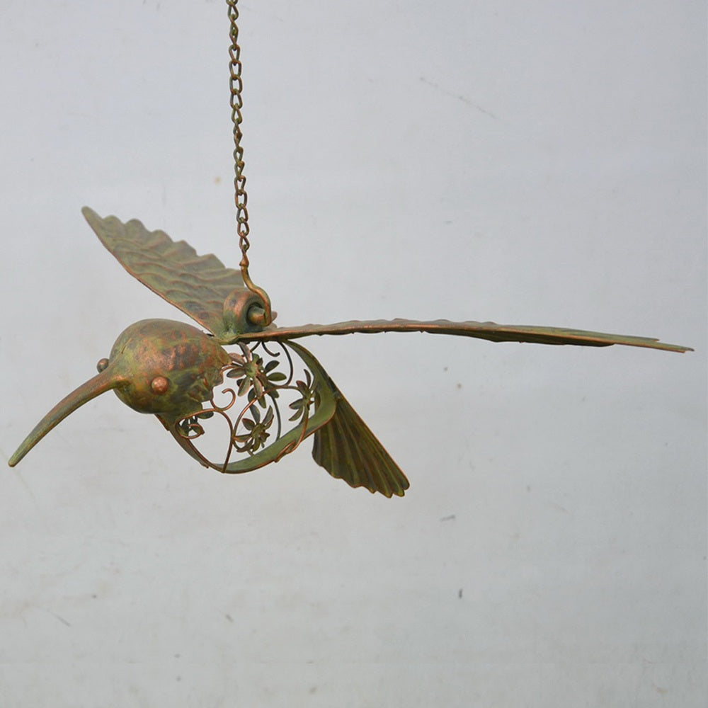 Large Metal Hanging Hummingbird