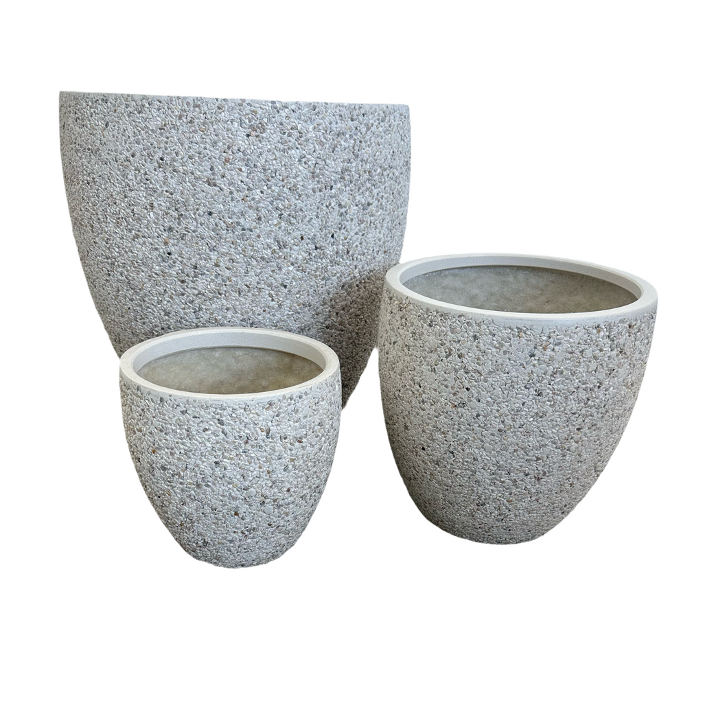 Mon Egg White Pebble
