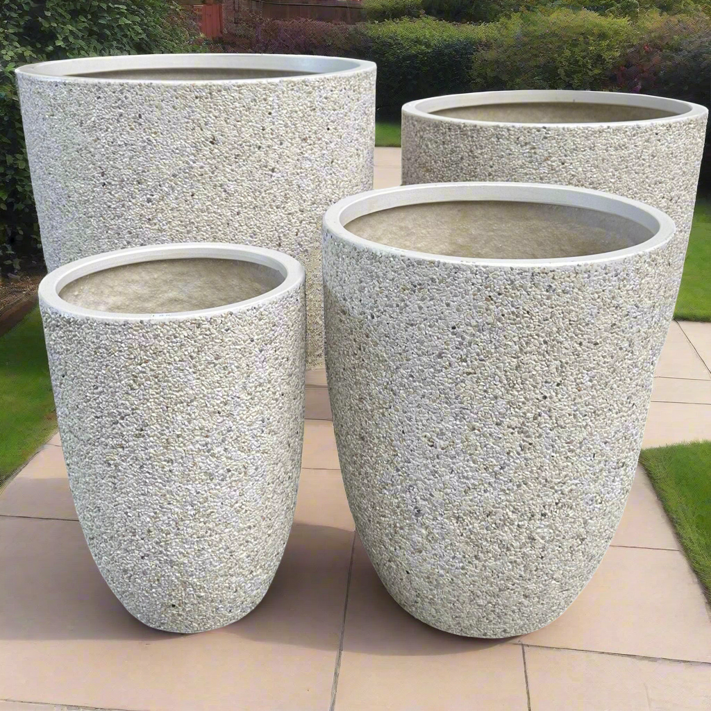 U Pot White Pebble