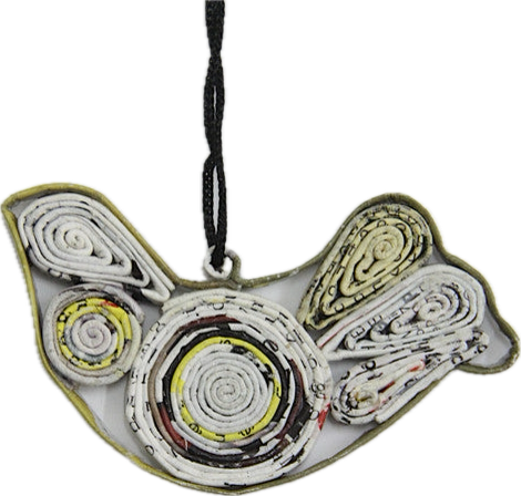Christmas Decoration Paper Bird