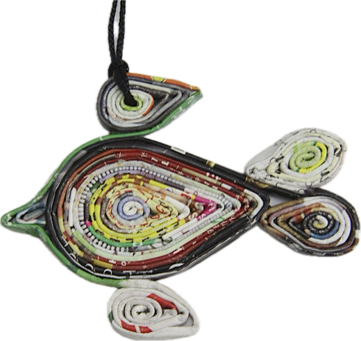 Christmas Decoration Paper Dolphin