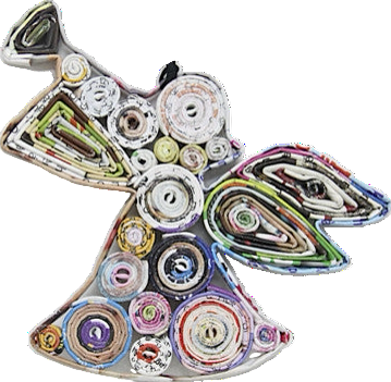 Christmas Decoration Paper Hanging Angel