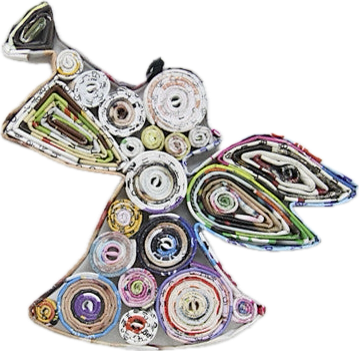 Christmas Decoration Paper Hanging Angel