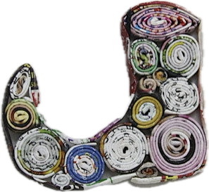 Christmas Decoration Paper Hanging Boot