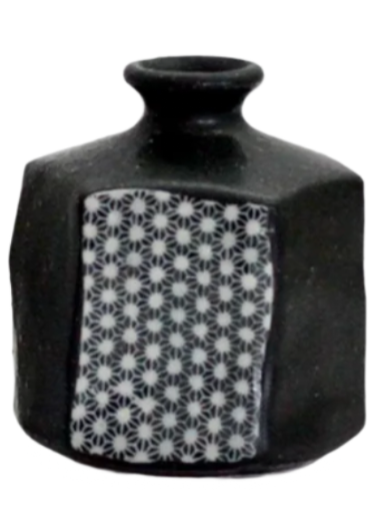 Dot Gara Hexagon Japanese Bud Vase