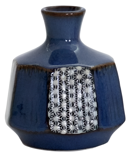 Dot Gara Octagon Japanese Bud Vase