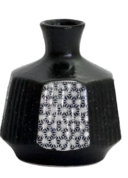 Dot Gara Octagon Japanese Bud Vase