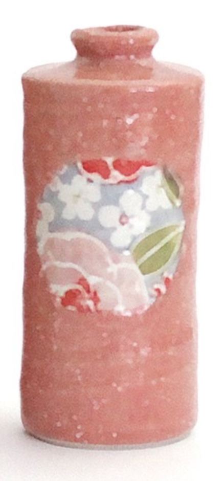 Pink Hana Bana Cylinder Bud Vase