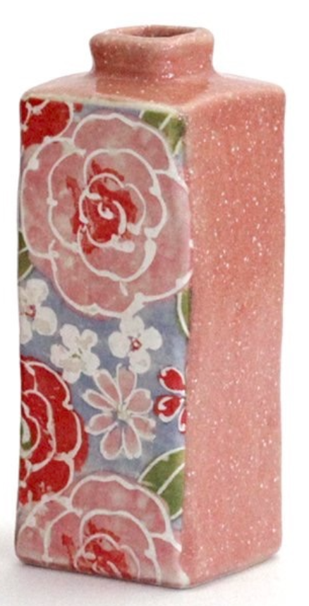 Pink Hana Bana Rectangle Bud Vase