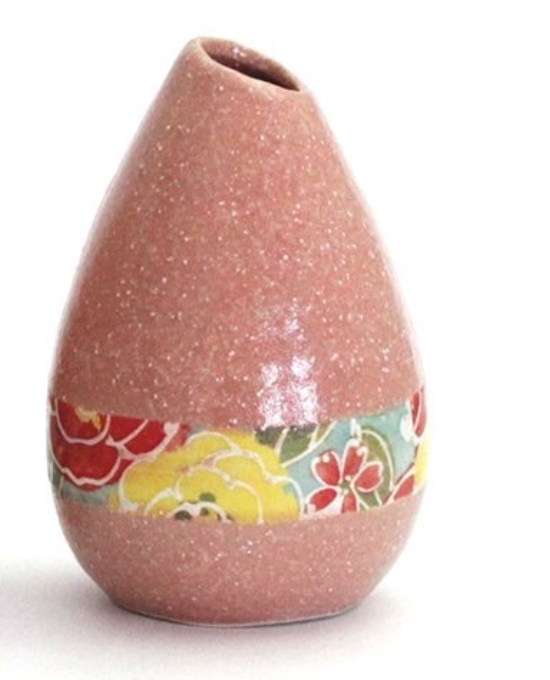 Pink Hana Bana Tear Drop Bud Vase