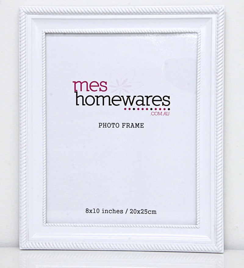 Photo Frame Plain White 4×6