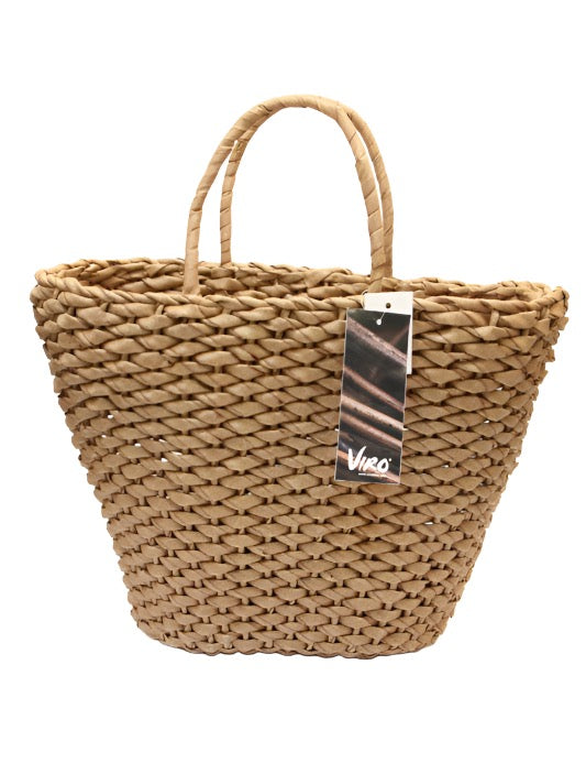 Basket Viro Fibre Water Hyacinth Honey Oval