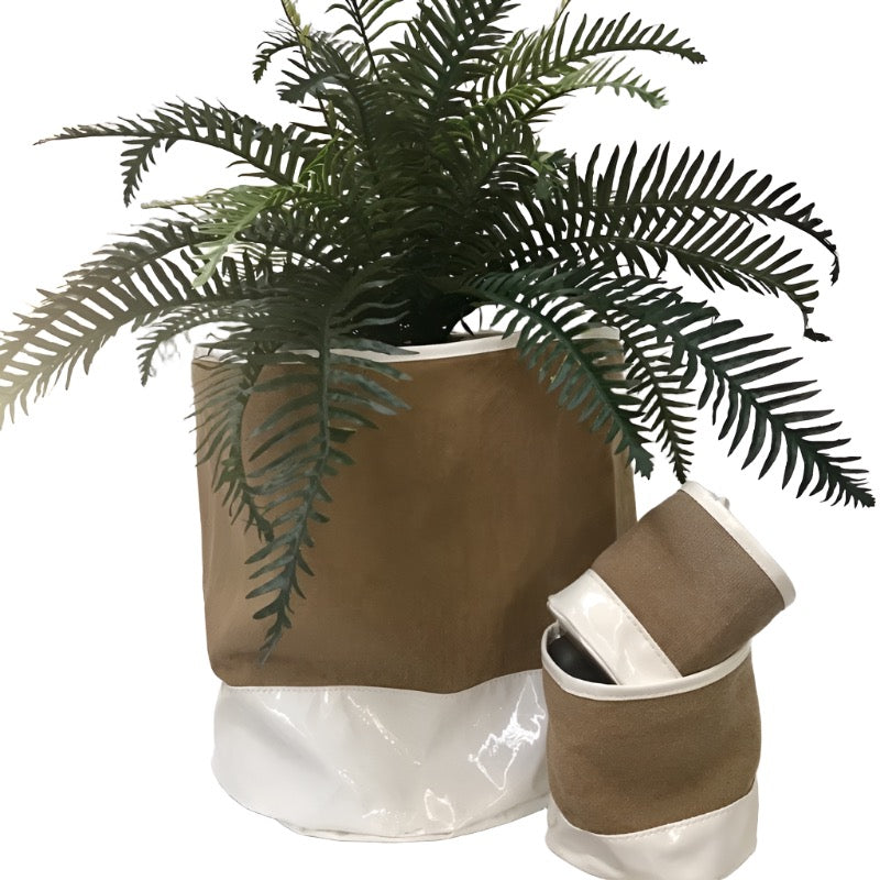 Bag - Large - Canvas and White