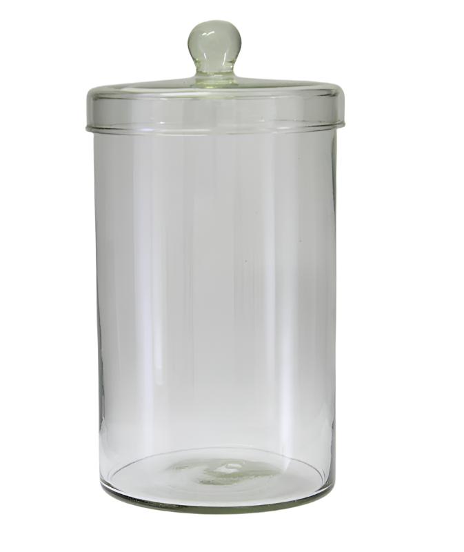 Glass Canister With Lid. Large