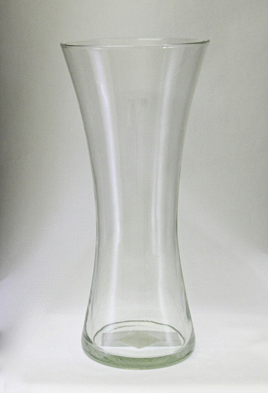 Vase Glass Small – Light Green Glass (13.5cm x 30cm)