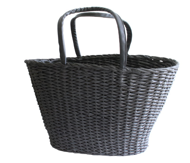 Best Beach Basket Big Oval Black