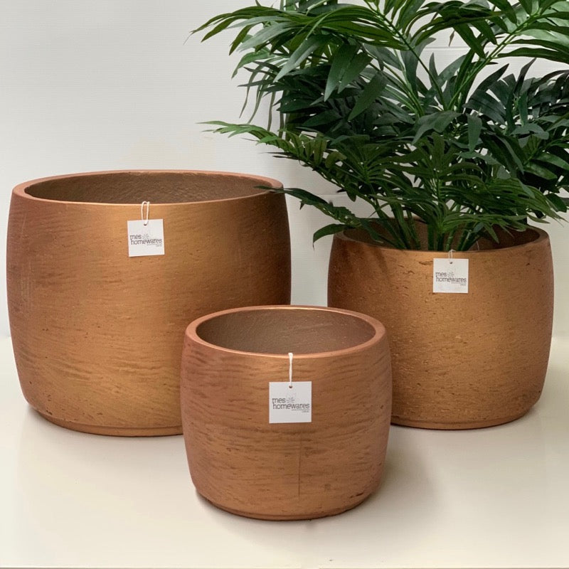 Short Drum Metallic bronze