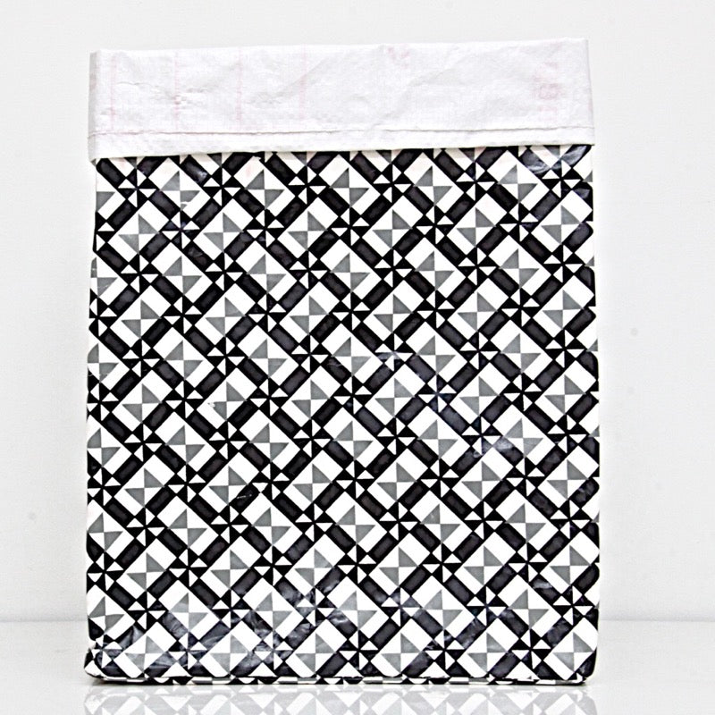 Plant Bag Black & White Paper Bag Large