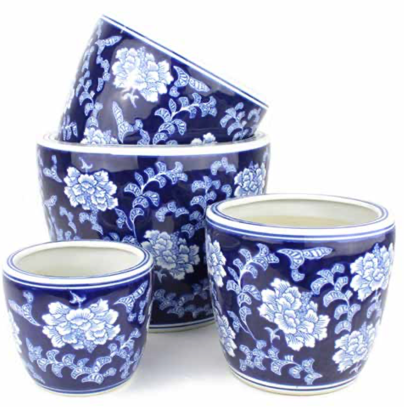 Round Pots With Saucer - Grace.