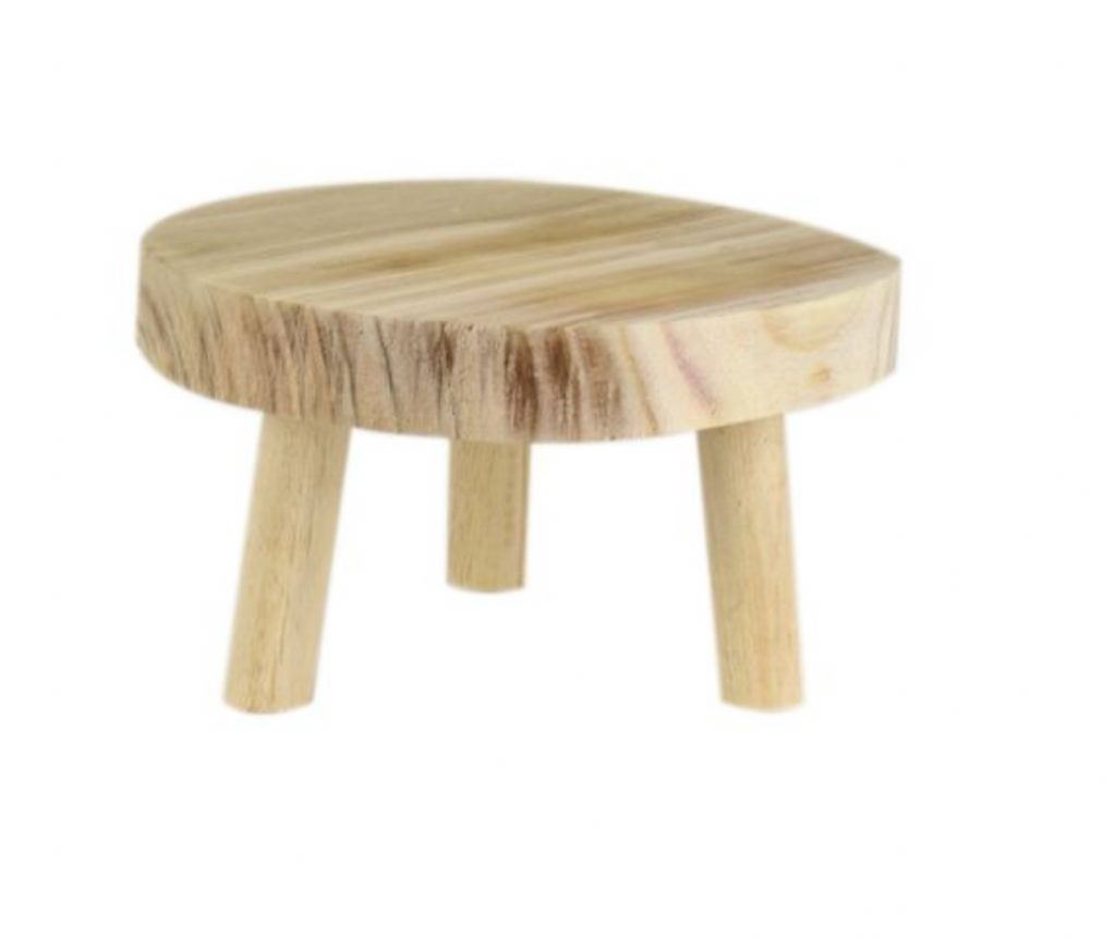 Wray Wood Footed Plant Stand