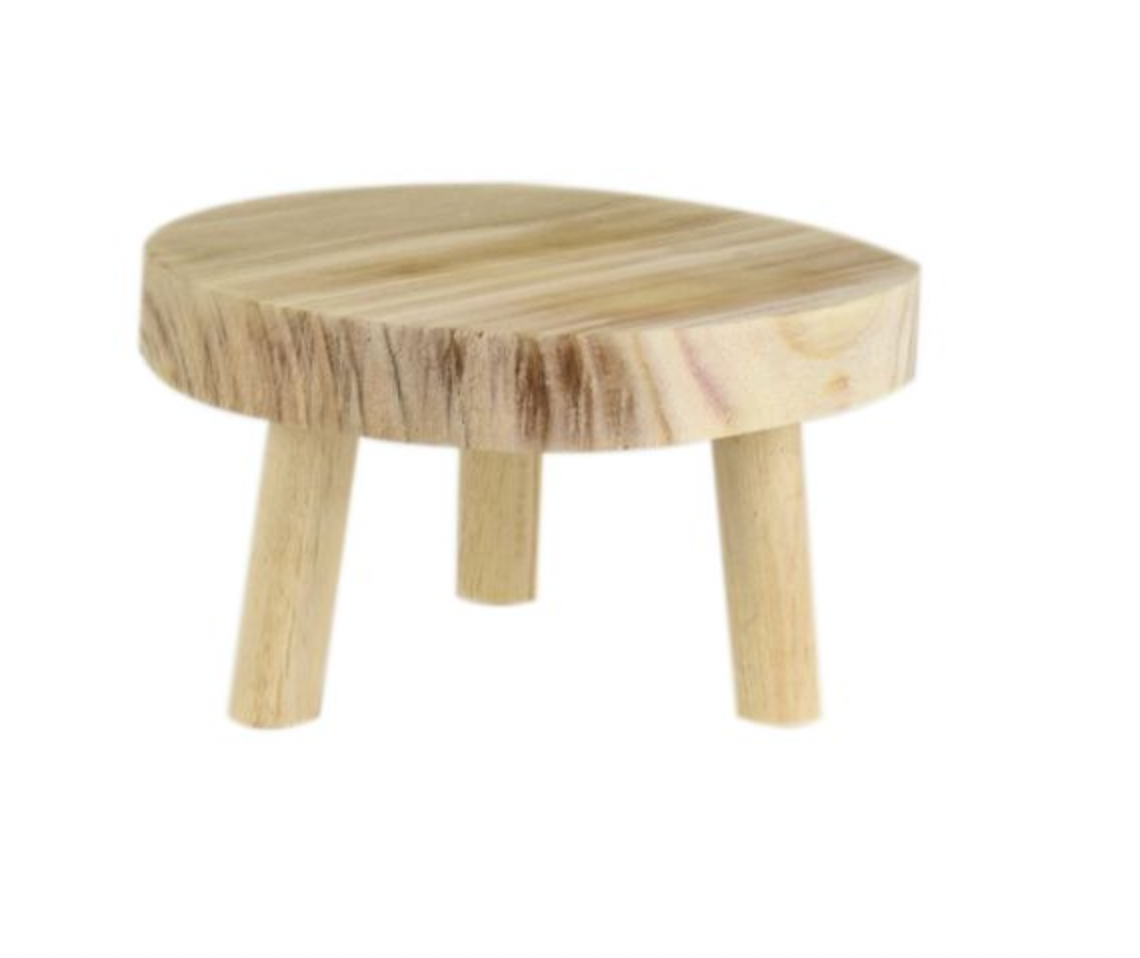 Wray Wood Footed Plant Stand