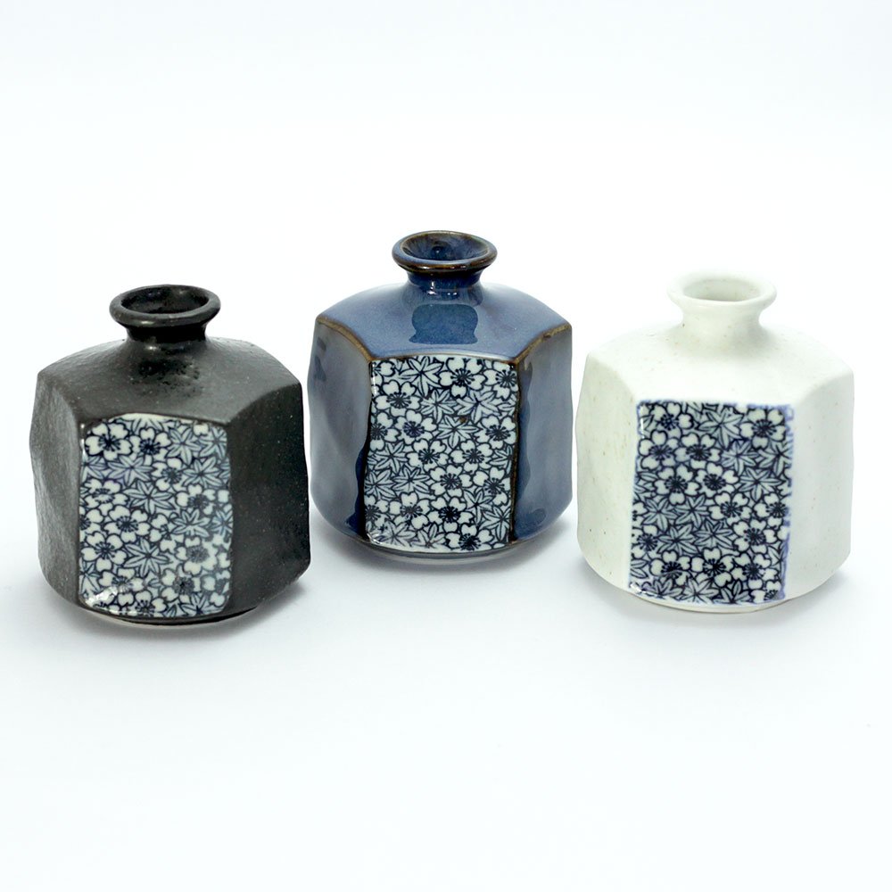 Maple Blossom Hexagon Vase