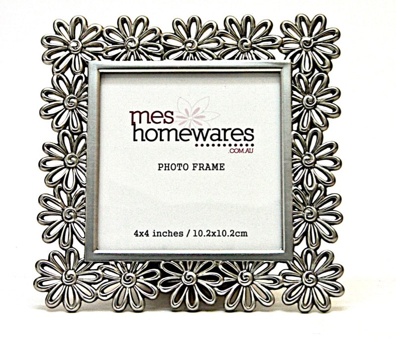 Photo Frame Square Flower 4×4
