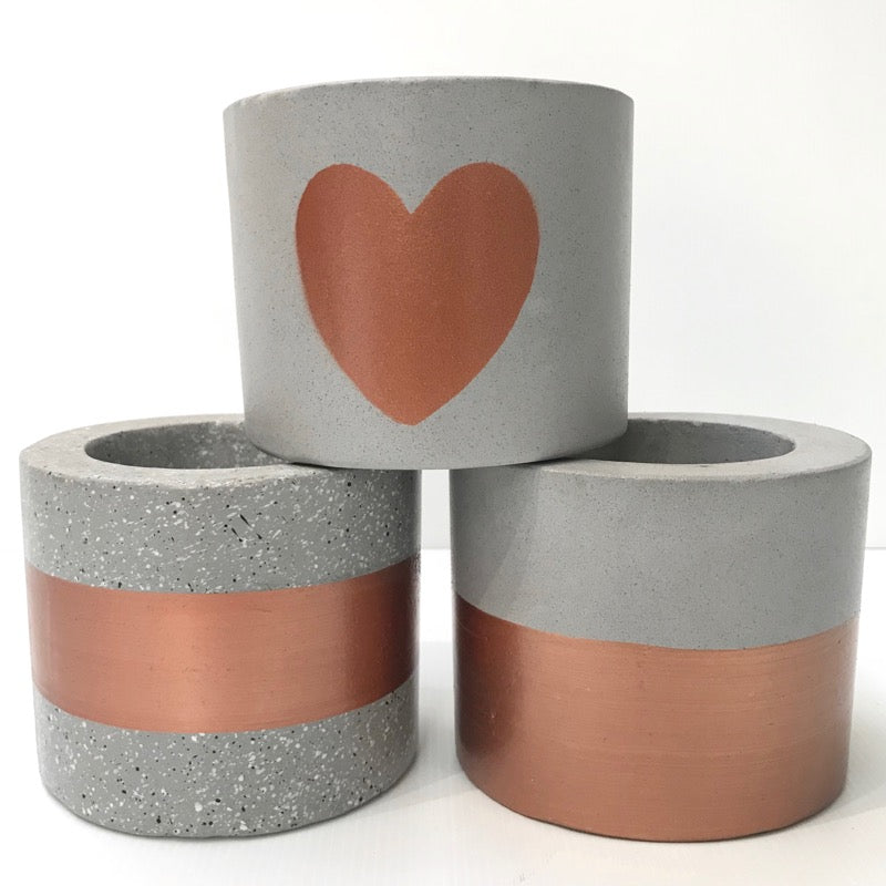 Cement Pot - Short Cylinder