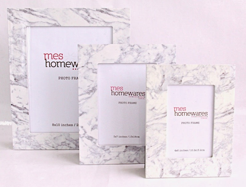 Photo Frame Marble Print