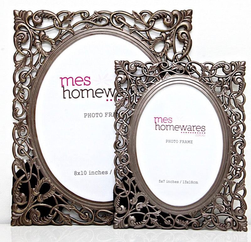 Photo Frame Victoria Filigree Antique Brown
