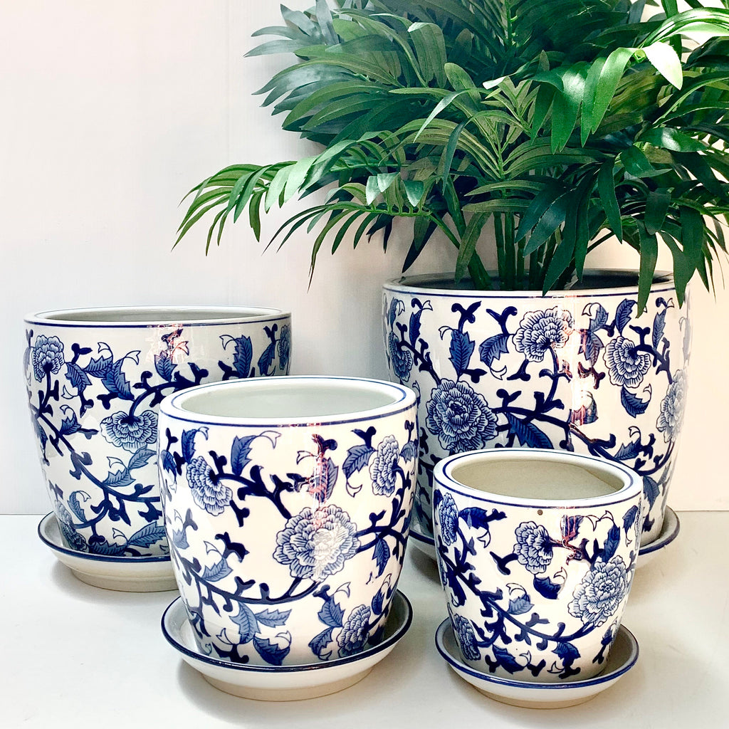 Round Pots Peonies