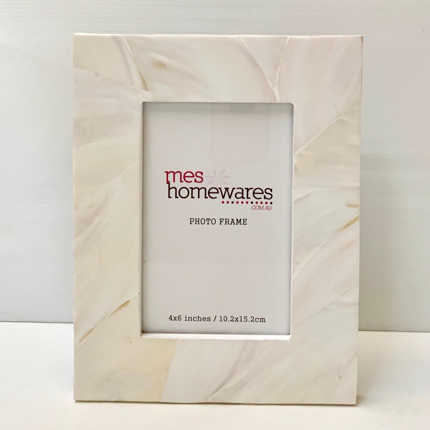 Photo Frame Mother of Pearl Slate Edge