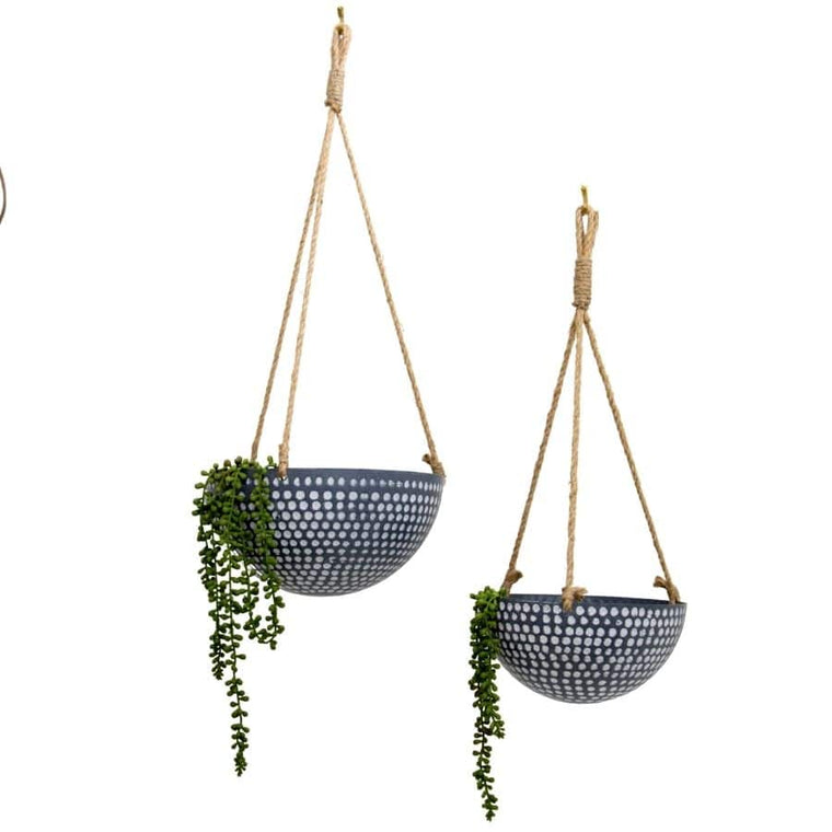 Nested Hanging Dimple Planters