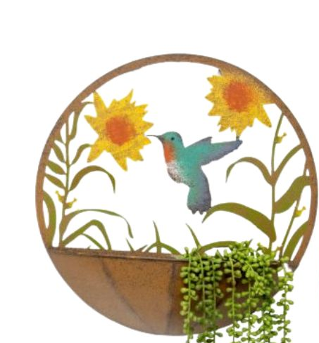 Humming Bird Wall Planter