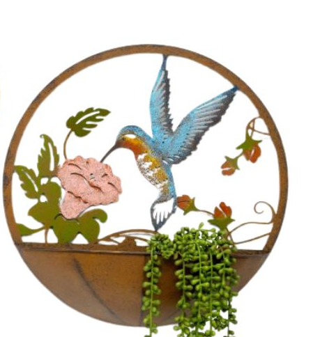 Humming Bird Wall Planter