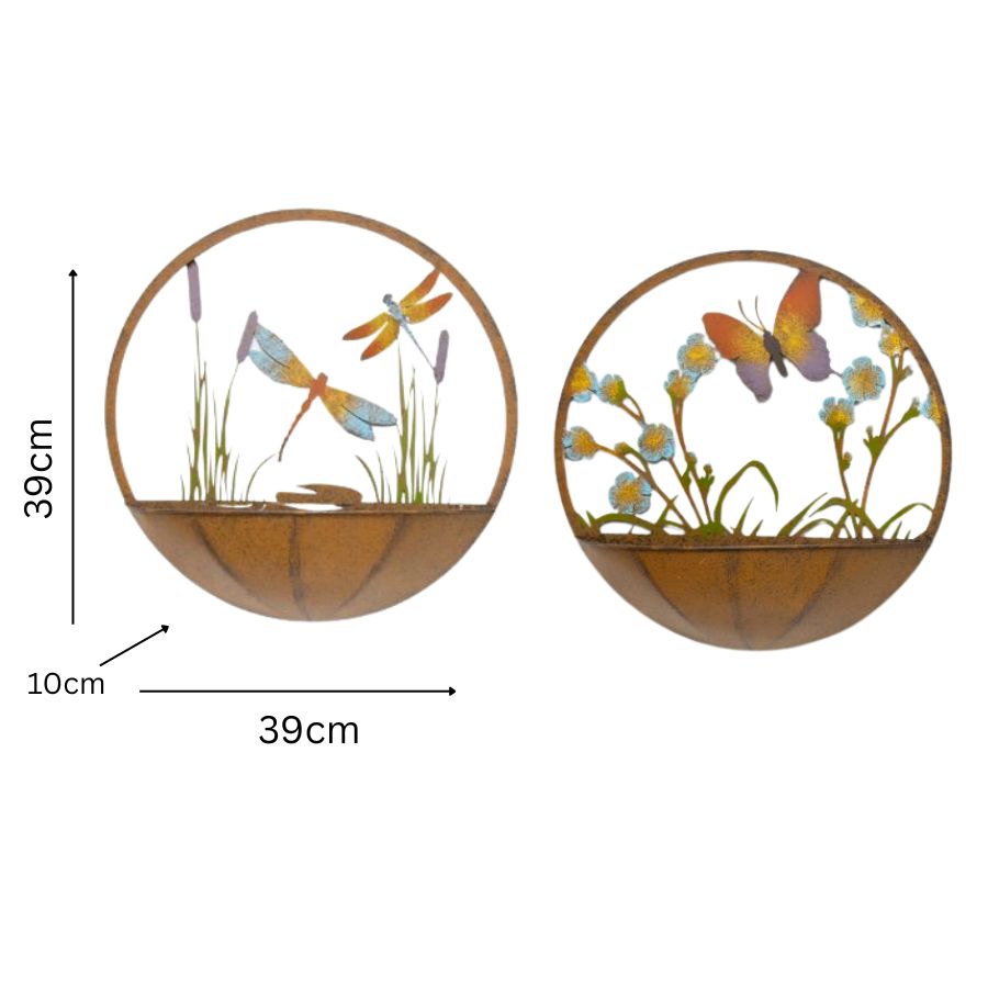Dragonfly or Butterfly Wall Planter