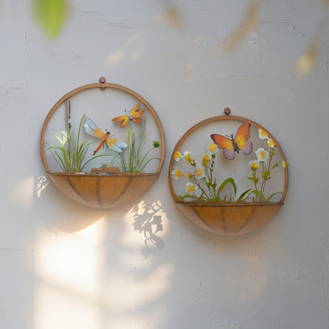 Dragonfly or Butterfly Wall Planter