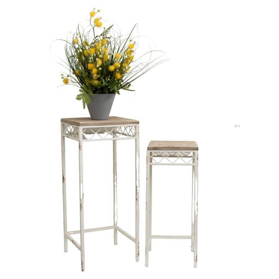 Nested Square Martinique Side Table