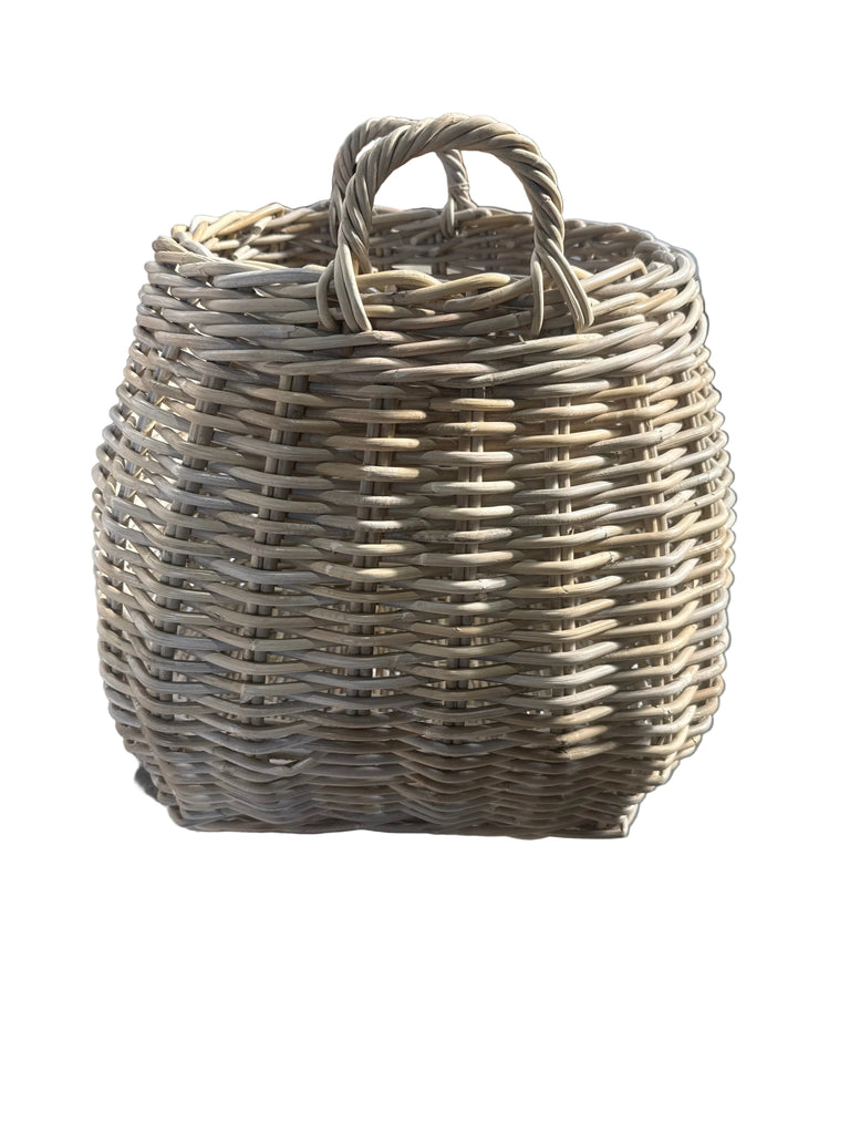 Pot Belly Basket-Grey