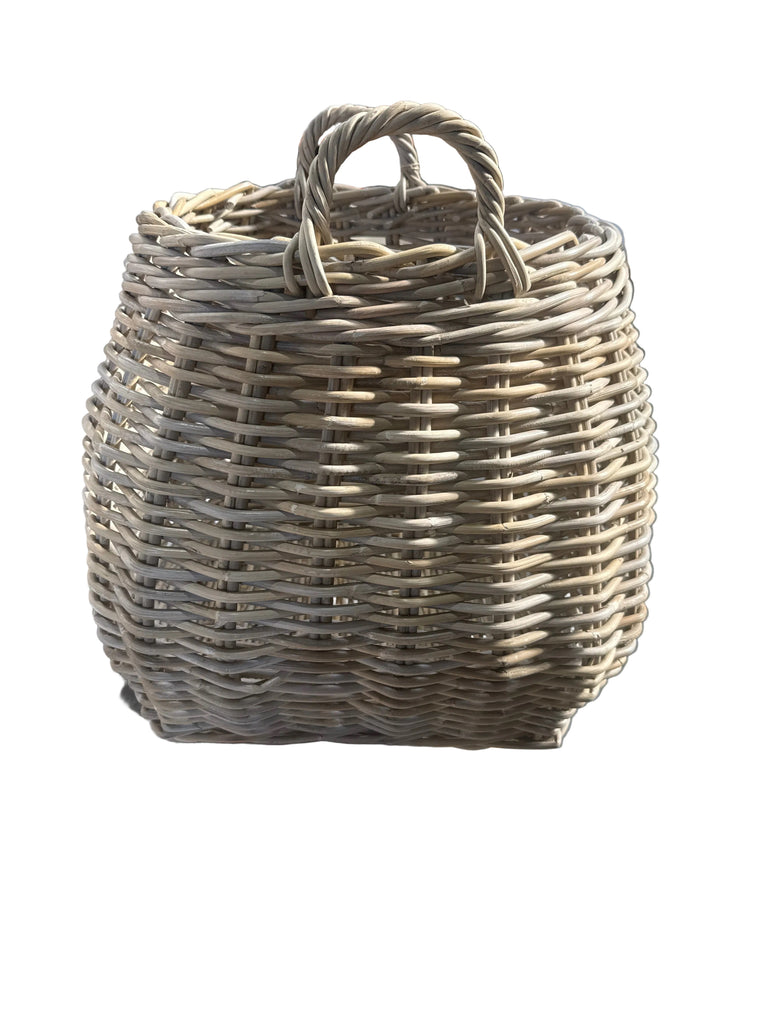 Pot Belly Basket-Grey