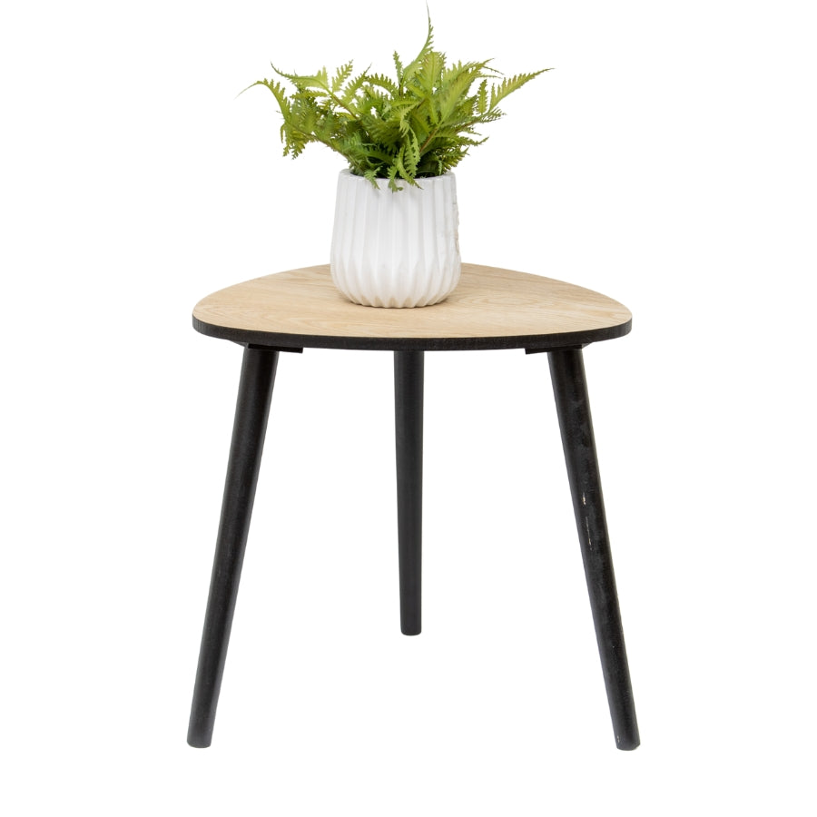 Contemporary Abstract 3-Legged Side Table