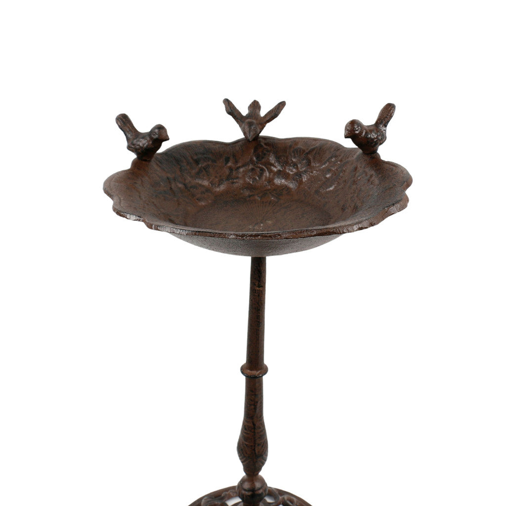 Bird Bath Three Birds