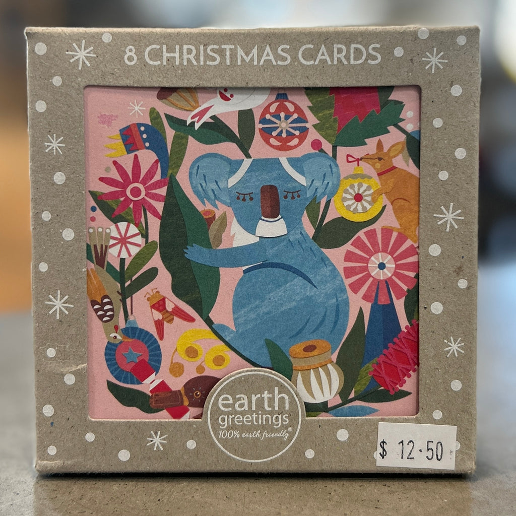 Earth Greetings Pack of 8 Christmas Cards