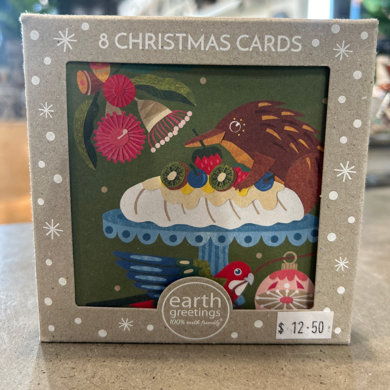 Earth Greetings Pack of 8 Christmas Cards