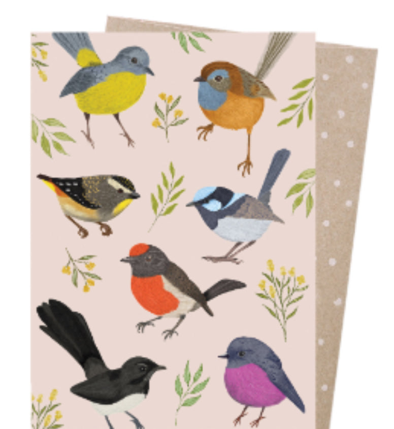 Earth Greetings: Greeting Card - Little Birdies