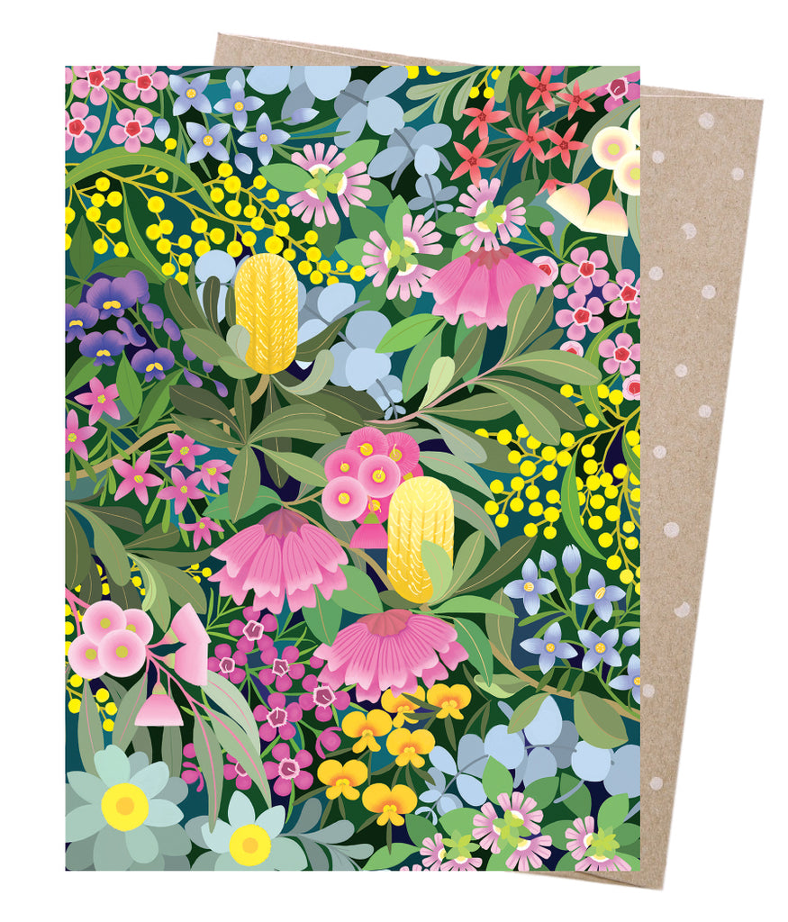 Earth Greetings: Greeting Card - Where Flowers Bloom