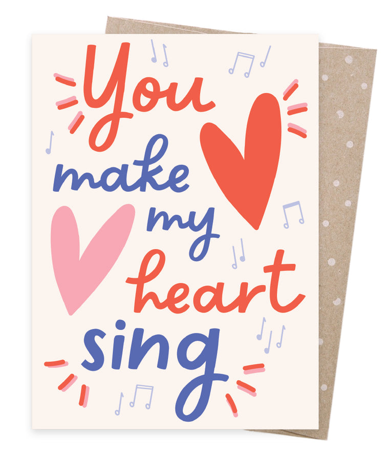 Earth Greetings: Greeting Card - Heart Song