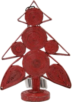 Christmas Decoration Paper Christmas Tree Red