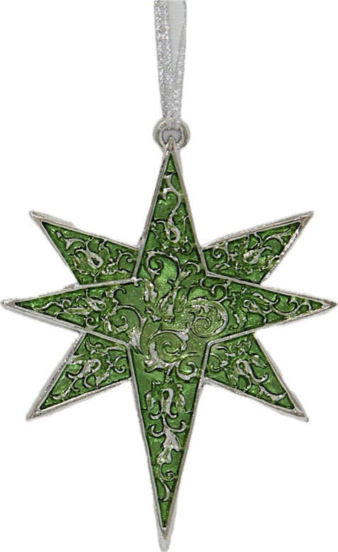 Christmas Decoration Star Green